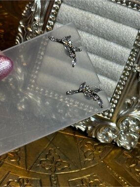 Branch Leaf Stud Earrings Surgical Stainless Steel